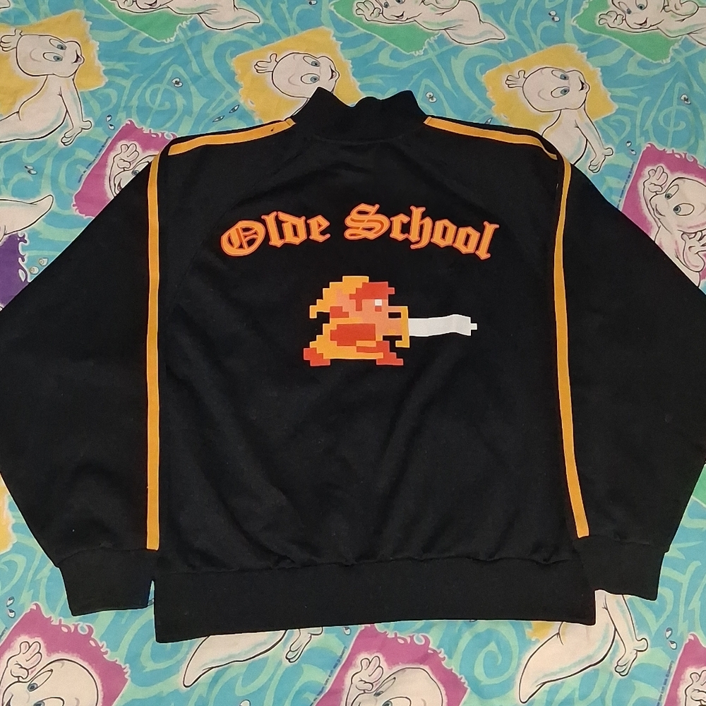 2004 Zelda Nintendo Video Game Vintage Track Jacket Y2K